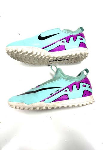 Used Nike Soccer Turf Shoes Teal Junior 04.5 11860-S000300816