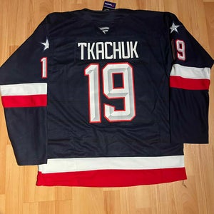 Matthew Tkachuk Team USA Hockey Men's Jersey Stitched Size 52