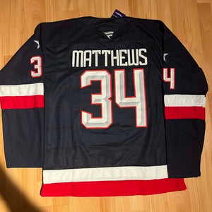 Auston Matthews Team USA Hockey Men's Jersey Stitched Size 54