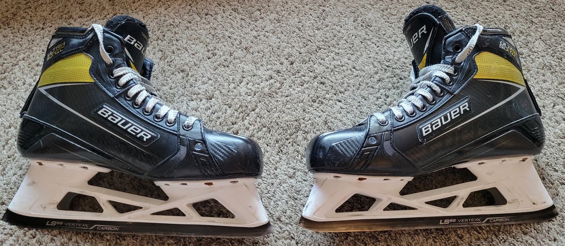 Bauer Supreme UltraSonic Hockey Goalie Skates Regular Width 11 (Used)