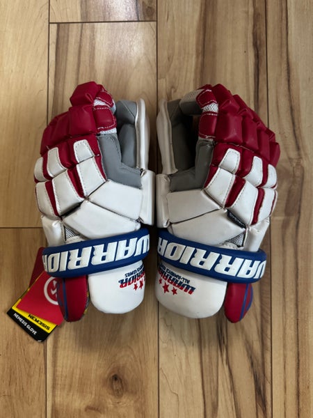 Warrior All American 2018 Lacrosse Goalie Gloves Nemesis