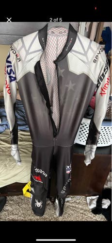 Unisex XL Spyder U.S. Ski Team Ski Suit padded (Used)