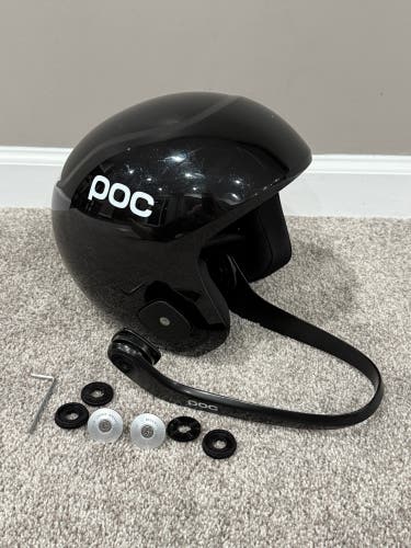 POC FIS Helmet, Skull Dura X, X Small 51-54 w/ Chin Bar
