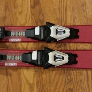 Kid's All Mountain 100 cm Salomon Qst lux Jr Skis With Bindings (New)