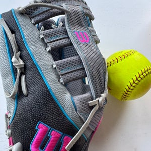 Wilson A2000 LH Outfield Softball Glove 12.75" (New)