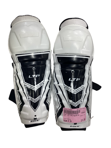 Used CCM LTP Youth Shin Guards White 8" 11613-S000171603