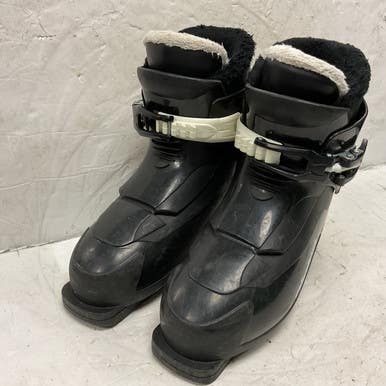 Used Alpina AJ1 Boys DH Ski Boot Black And Red 210 MP - J02 11855-S000194592