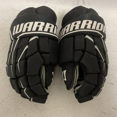 Used Warrior BURN Junior Gloves Black And White 12" 11855-S000194593