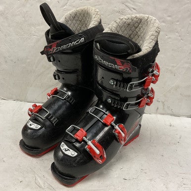Used Nordica GPX TEAM Mens DH Ski Boot Black And Red 250 MP - M07 - W08 11855-S000194585