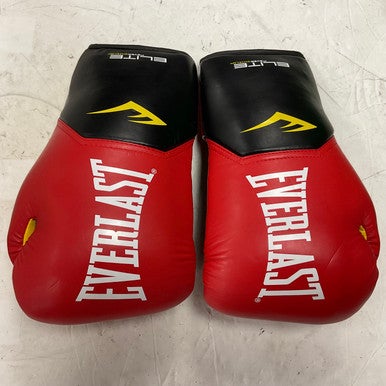 Used Everlast ELITE Boxing Gloves Red Senior 11855-S000194564