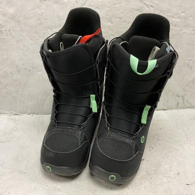 Used Burton WOMENS MINT Womens Snowboard Boots Black Senior 8 11855-S000194559