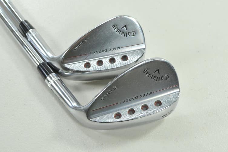 Callaway Mack Daddy 4 Chrome 52*, 58* Wedge Set Right DG S200 Steel # 206077