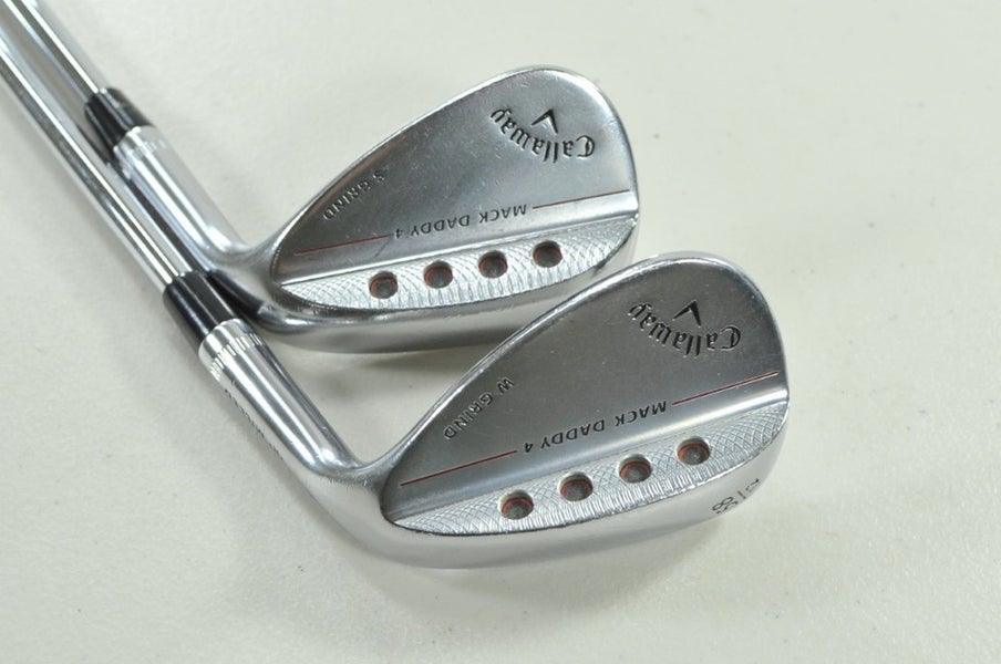 Callaway Mack Daddy 4 Chrome 52*, 58* Wedge Set Right DG S200 Steel # 206077
