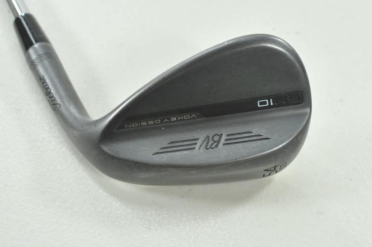 Titleist Vokey SM10 Jet Black 54*-10S Wedge Right KBS Tour Lite Steel # 206059