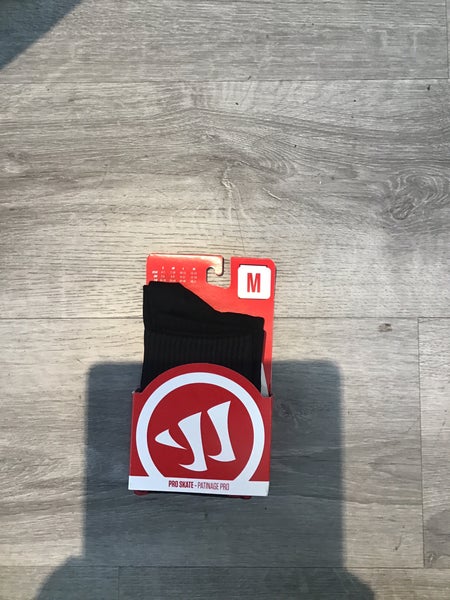 Black Unisex Adult Warrior Skate Socks (New)