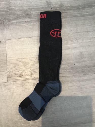 Black Unisex Adult Warrior Skate Socks (New)