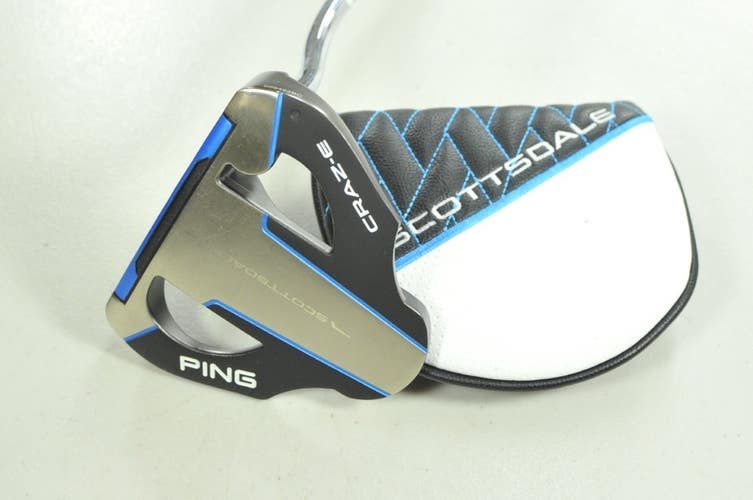 Ping Scottsdale Craz-E 2025 34" Putter RH Straight Steel with Head Cover #206028