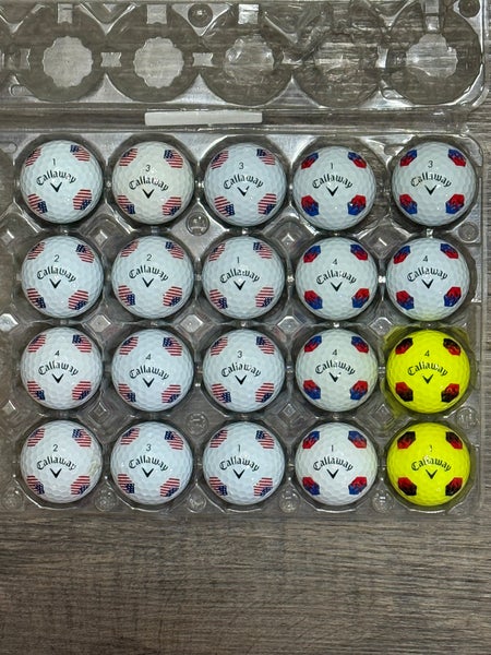 20 Callaway Chrome Soft & Chrome Tour TruTrack Golf Balls