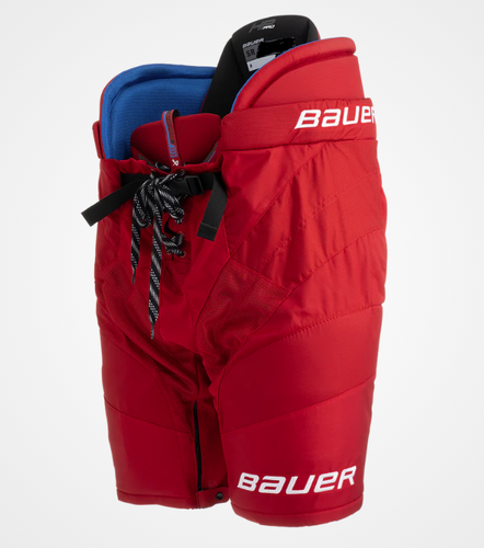 NEW Bauer Pro Hockey Pants, Sr Large, Red