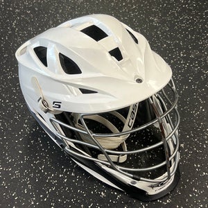Used Cascade S Lacrosse Helmet White One Size 11849-S000033622