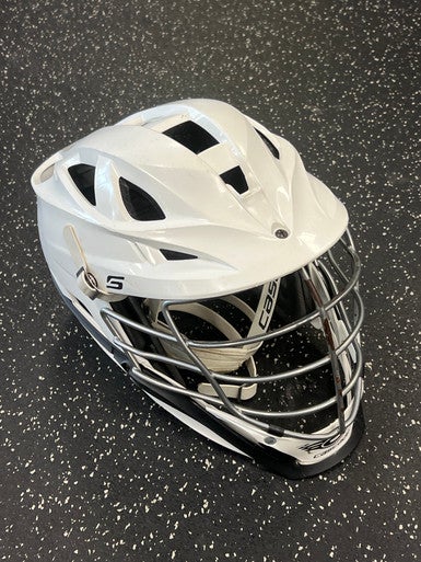 Used Cascade S Lacrosse Helmet White One Size 11849-S000033622