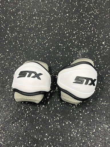 Used STX STALLION Lacrosse Arm Pads/Guards White Senior 11849-S000033621