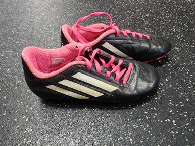Used Adidas GOLETTO Soccer Cleats Black Junior 05 11849-S000033611