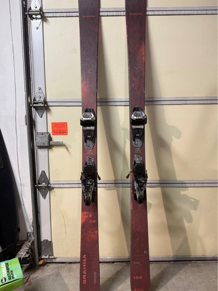 2023 Blizzard Brahma 88 183 cm All Mountain Skis w/ Marker Griffon 13 Demo Bindings