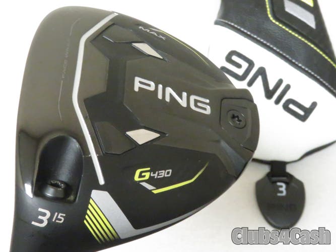 PING G430 Max Fairway 15°  3 Wood Mitsubishi Tensei AV Orange 75 X +HC LEFT MINT