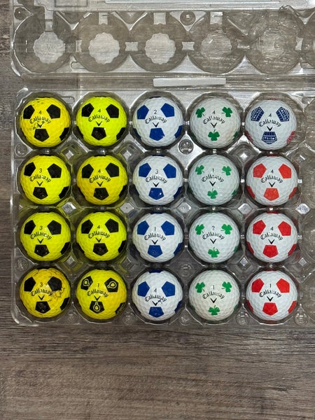 20 Callaway Chrome Soft & ERC Soft Golf Balls with Truvis Design