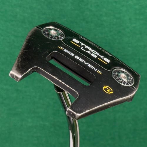 Odyssey Stroke Lab Big Seven Toe Up 35" Mallet Putter W/ Stroke Lab Black