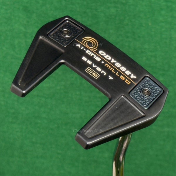 Odyssey Ai-One Milled SEVEN T DB 35" Double-Bend Mallet Putter Golf Club w/ HC