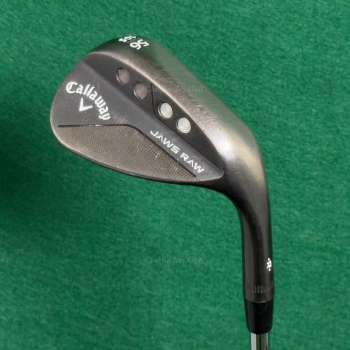 Callaway Jaws Raw Black Plasma 56-10S 56 Sand Wedge DG Spinner TI 115 VSS Steel