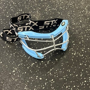 Used STX 4 SIGHT PLUS Lacrosse Facial Protect Carolina Blue S/M 11849-S000033490