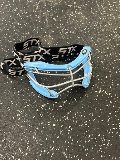 Used STX 4 SIGHT PLUS Lacrosse Facial Protect Carolina Blue S/M 11849-S000033490