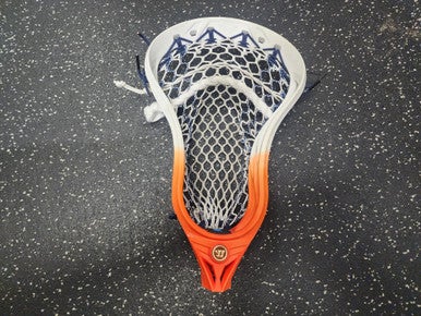 Used Warrior EVO V Mens Lacrosse Head Orange And White 11849-S000033504