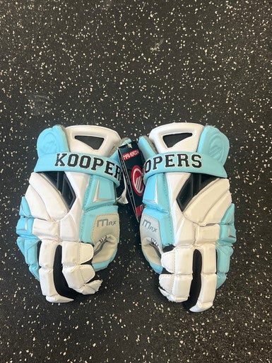 New Maverik MAX GLOVES Lacrosse Gloves Mens Carolina Blue 13" 11849-S000033540