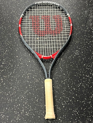 Used Wilson FEDERER Adult Tennis Racquet Grey 4 3/8" 11849-S000033546