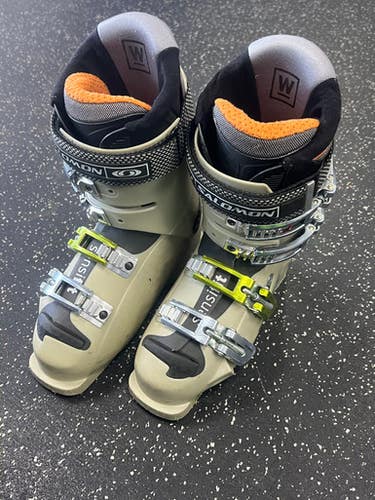 Used Salomon XWAVE Mens DH Ski Boot White 285 MP - M10.5 - W11.5 11849-S000033549