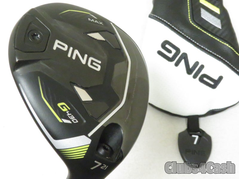 PING G430 Max Fairway 21 7 Wood Alta CB 65 Black Stiff Flex +Cover