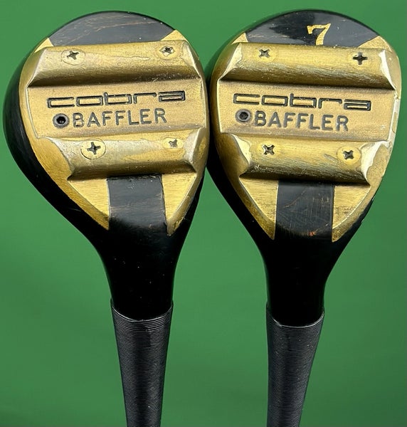 Vintage Cobra Baffler Wood Set 5-Wood, 7-Wood Steel Shaft Right Handed