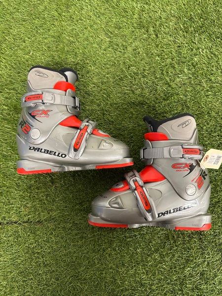 Mondo 20 & 20.5 Kid's Dalbello CX2 All Mountain Ski Boots Soft Flex (Used)