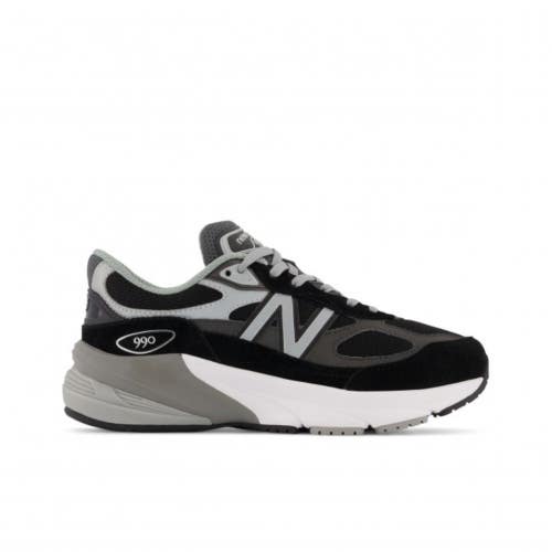 New Balance FuelCell 990v6 GC990BK6 Big Kids Black Gray Lifestyle Shoes FL4127