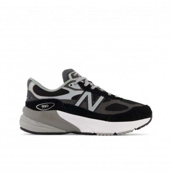 New Balance FuelCell 990v6 GC990BK6 Big Kids Black Gray Lifestyle Shoes FL4127