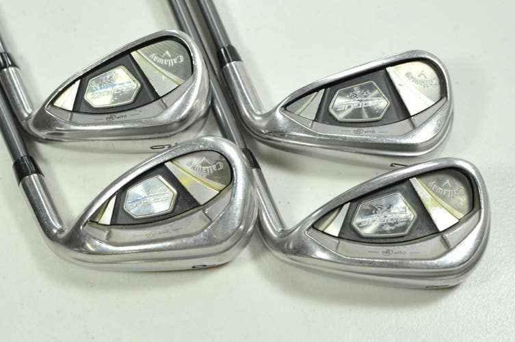 Callaway Rogue X 7-PW Iron Set Senior Flex Right Synergy 50g Graphite # 201768