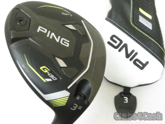 PING G430 SFT Fairway 16  3 Wood Mitsubishi Kai'li White 70 X +Cover  NICE