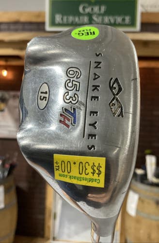 Snake Eyes 653TH 15 #1 Hybrid 39.5" IROD QUICKSTRIKE Regular Flex Graphite RH