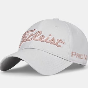 NEW Titleist Womens Tour Performance Adjustable Golf Hat Cap OSFM Marble/Pink