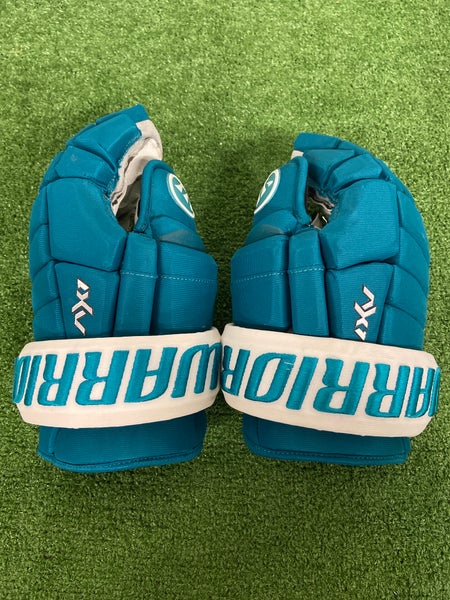 Karlsson San Jose NHL Pro Stock Warrior Alpha AX1 Hockey Gloves 14" Pro Stock (Used)