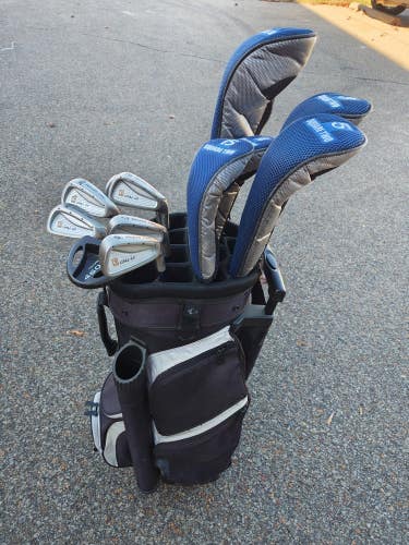 Square 2 Opal LS 13 Piece Ladies Flex Graphite Complete Golf Set w Rolling Bag